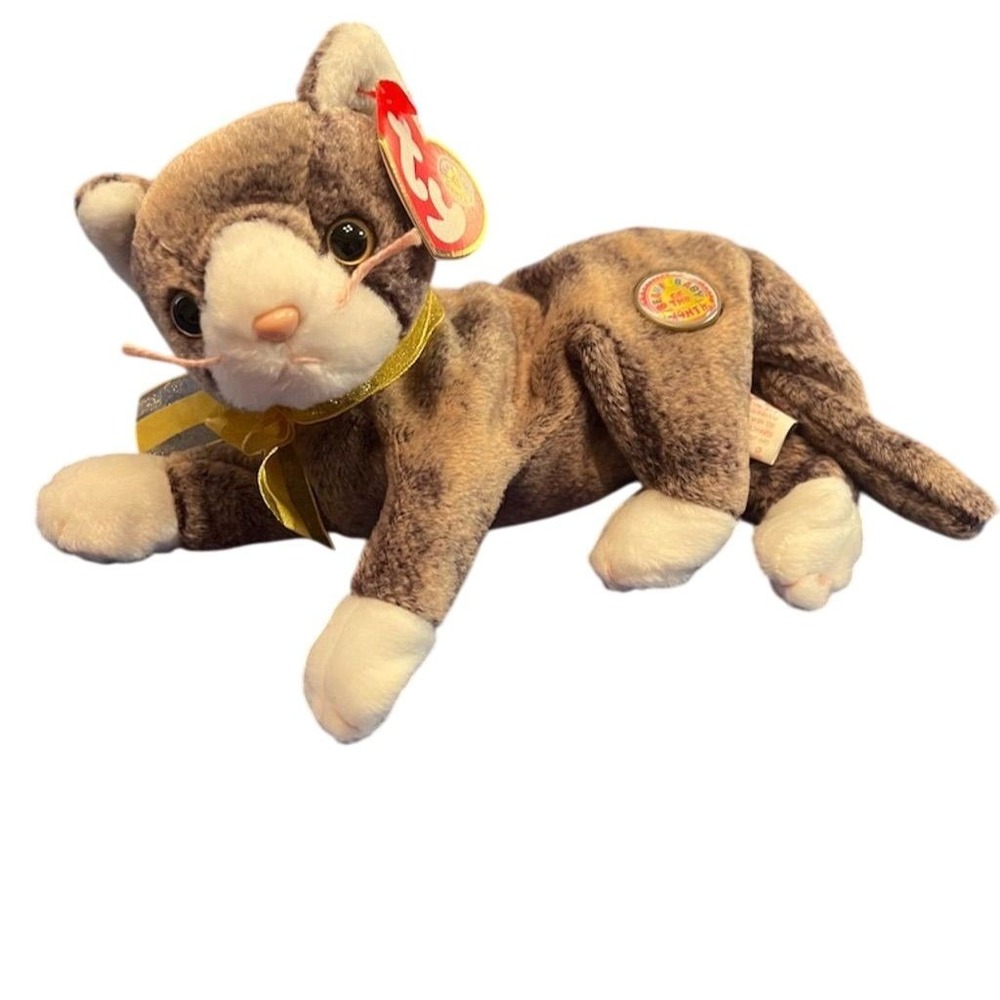 Ty Beanie Baby Cappuccino the Cat May 2003 Collectible Original‎